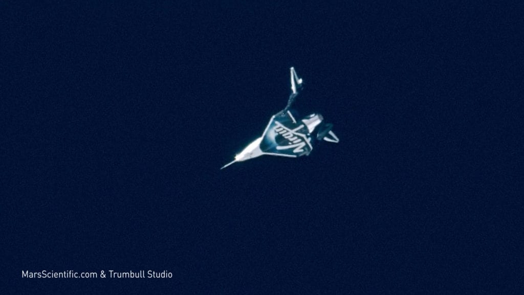 VSS Unity in its Feathered Configuration