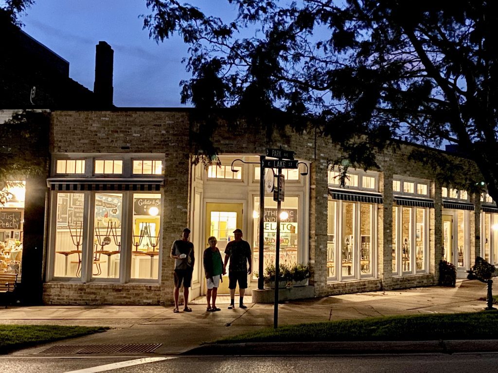 Evening exploring with family.